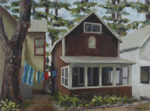 Alton Bay Cottage OIl Painting Michelle Arnold Paine