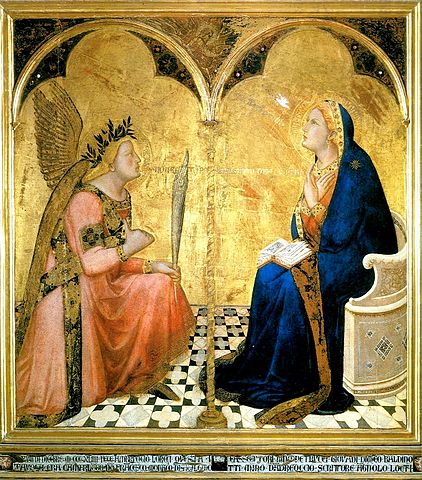 Annunciation, Ambrogio Lorenzetti, 1344