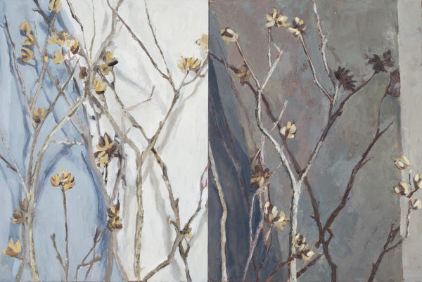 February Branches Diptych Photo 