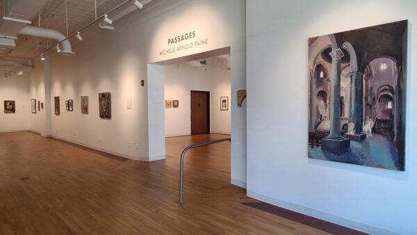 Installation shot of Passages at Mount Vernon Nazarene University Schnormeier Gallery
